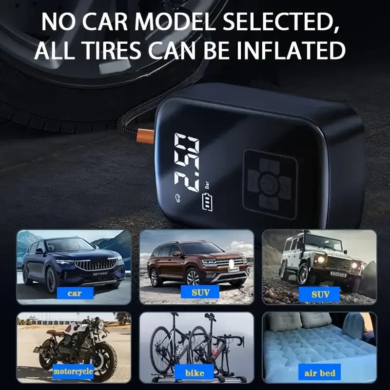 Wireless Car Air Compressor Air Pump