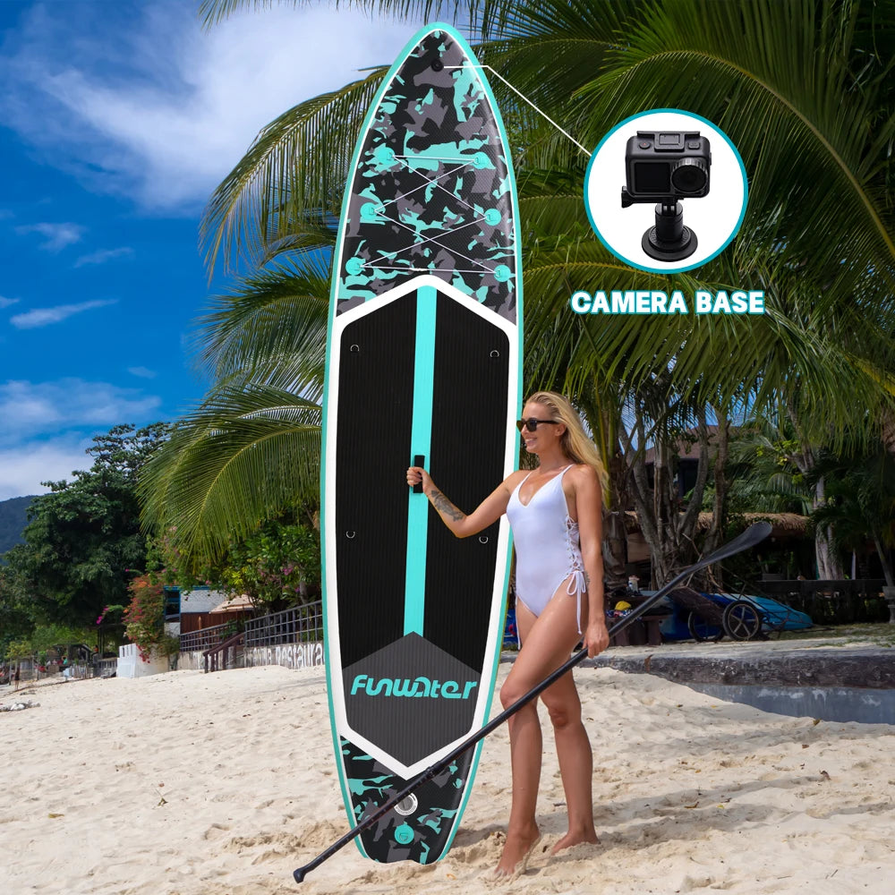 FunWater 11' Inflatable SUP Board with Full Accessories