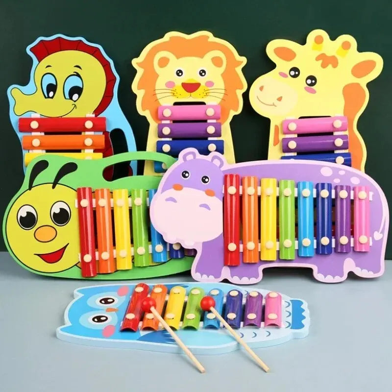 Montessori Wooden Xylophone – 8-Tone Musical Fun for Kids!