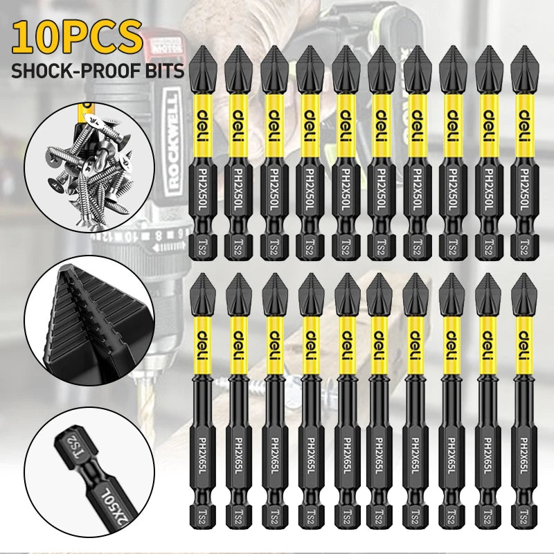 Anti-Slip Magnetic Screwdriver Bits Set – Precision Meets Power!