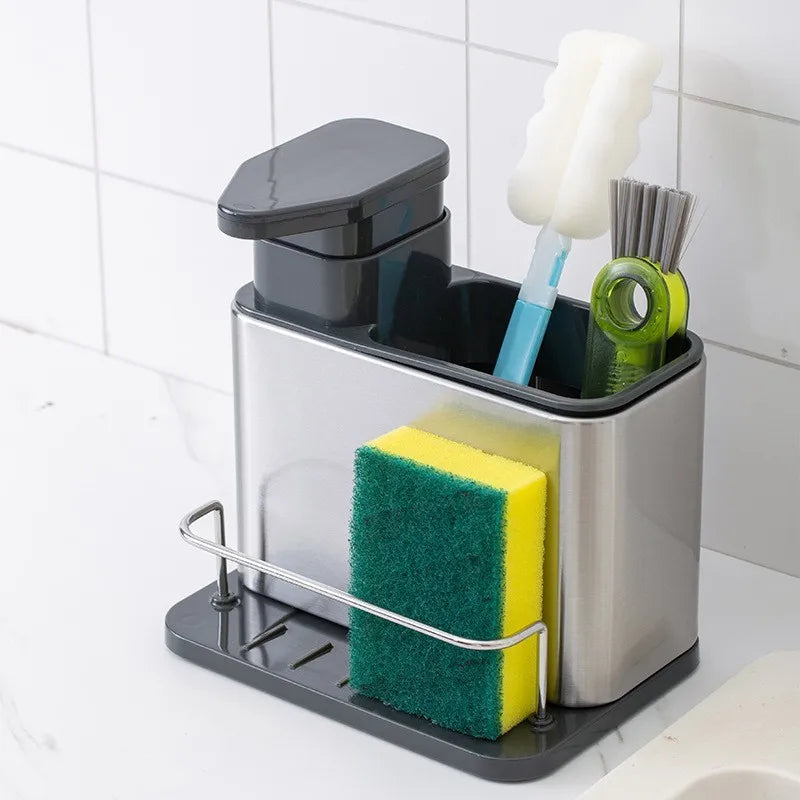 Stainless Steel Faucet Storage Rack – Practical Kitchen Organizer