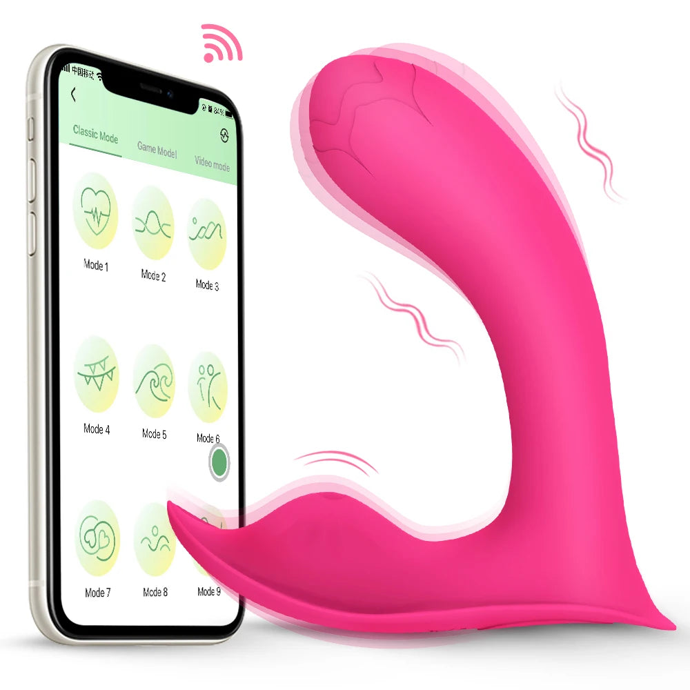 Bluetooth Wearable Vibrator with G-Spot & Clitoral Stimulation