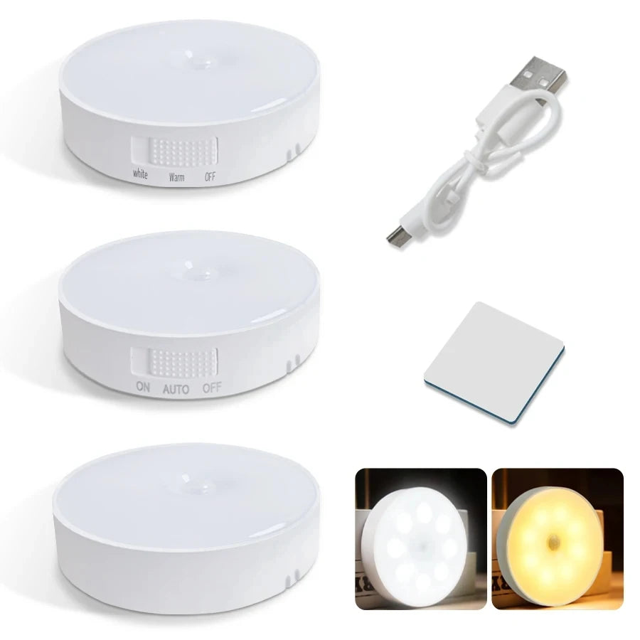 Smart USB Rechargeable Motion Sensor Cabinet Light