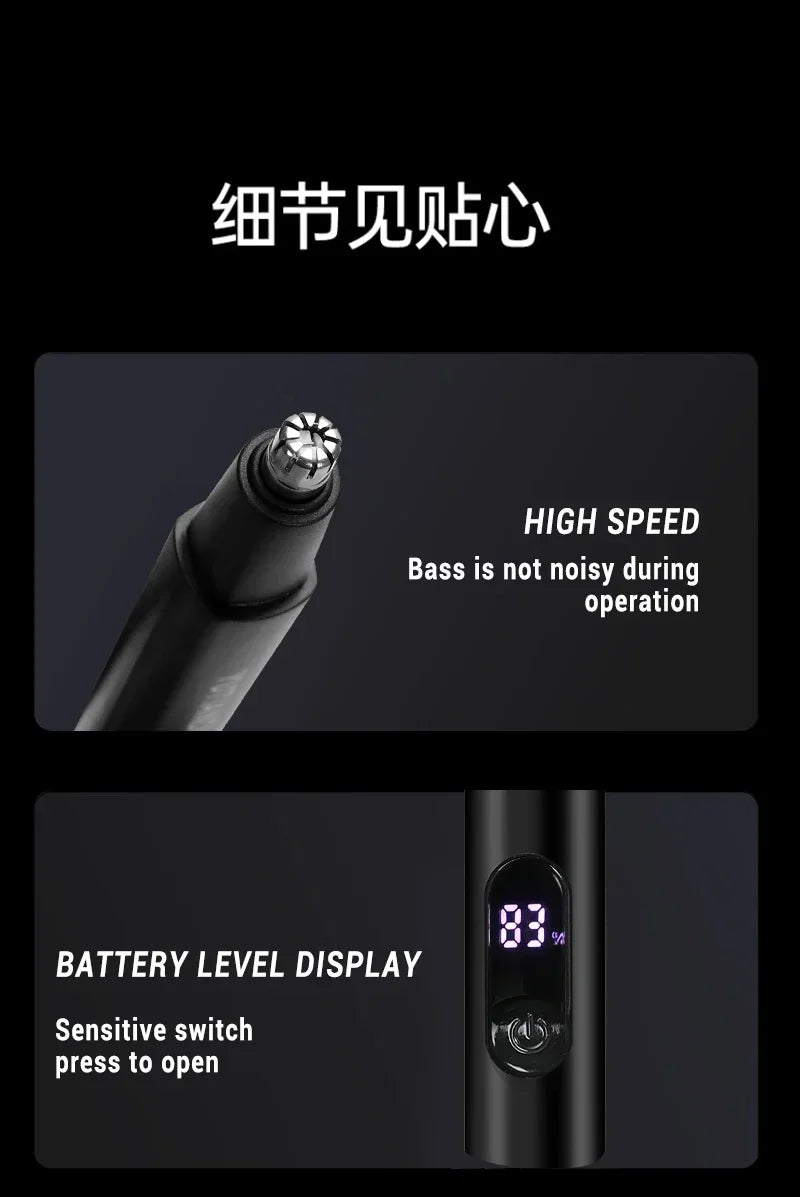 2-in-1 Electric Ear Nose Hair Trimmer