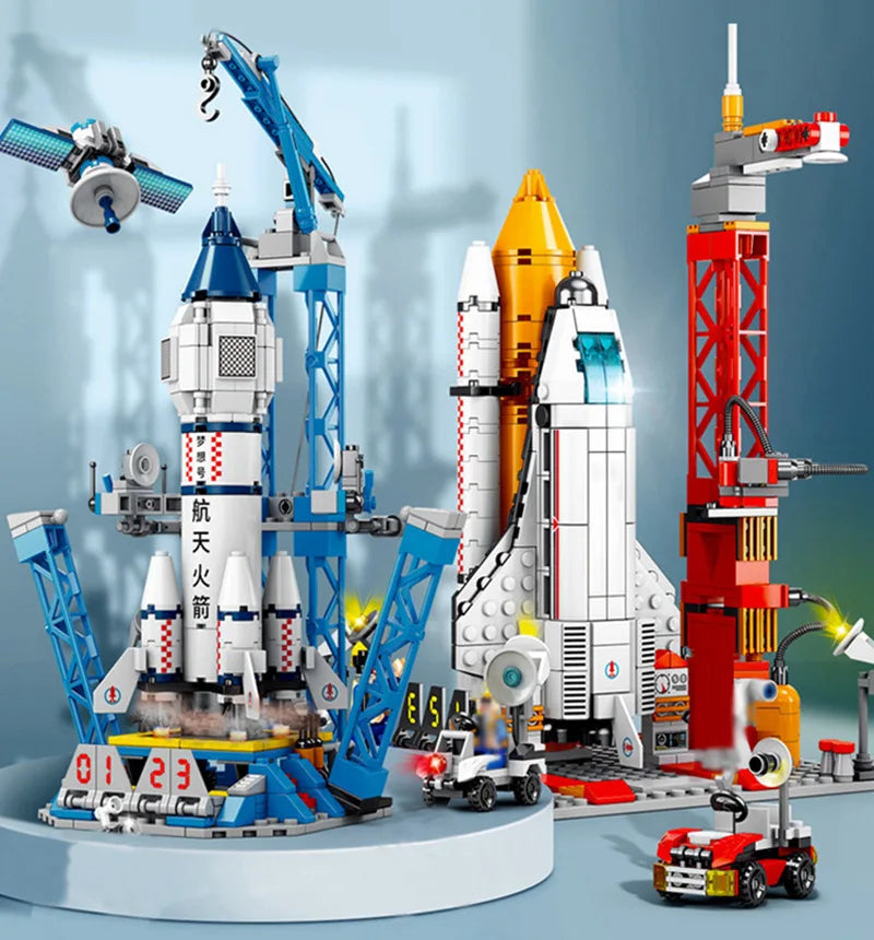 Space Shuttle Rocket Launch Building Block Set