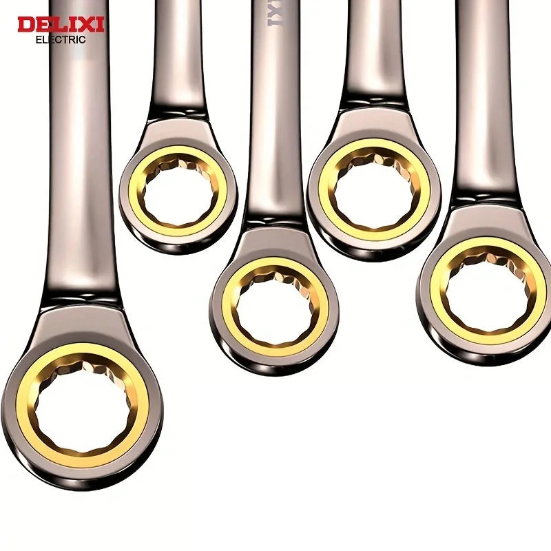 DELIXI Dual-Use Ratchet Wrench – Precision Power, Both Ways!