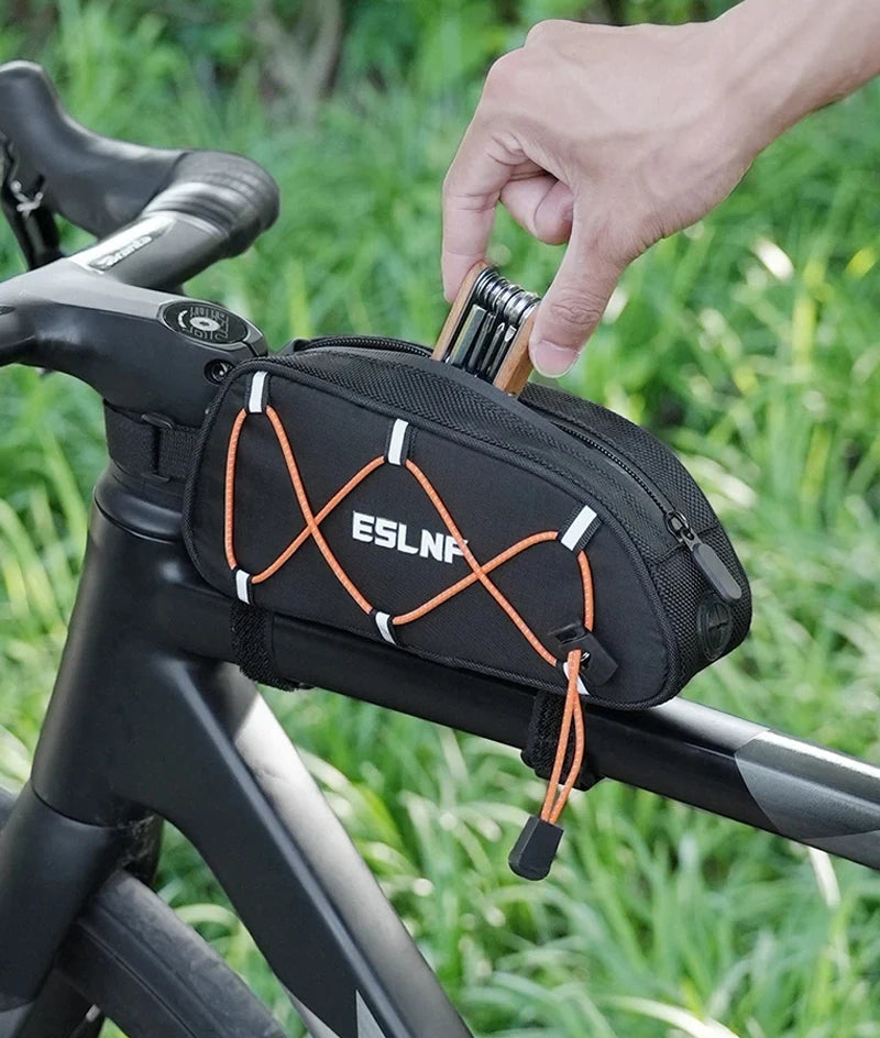 Top Tube Bicycle Bag – Frame & Saddle Storage with Phone Holder