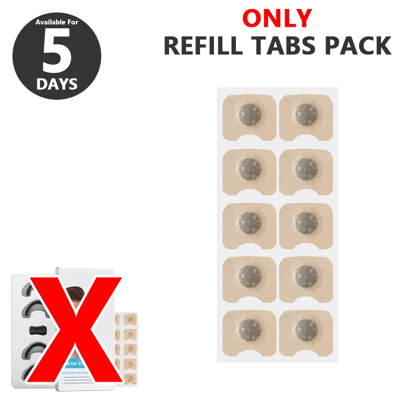 Anti-Snoring Sleep Mouth Tape & Nasal Dilators - Clickilix