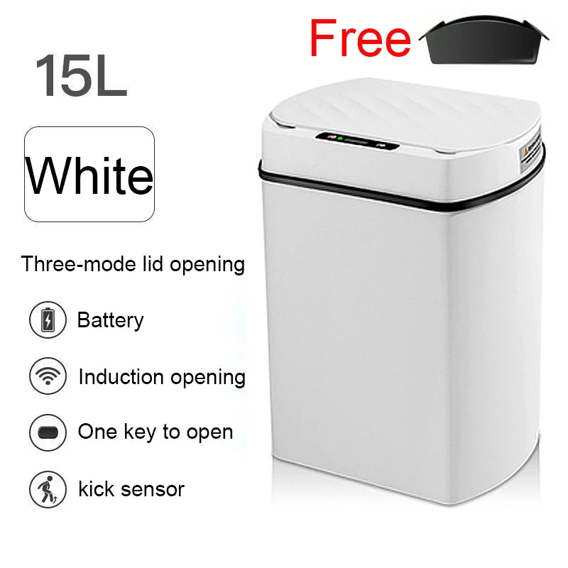 Smart Touchless Trash Can for Home Use