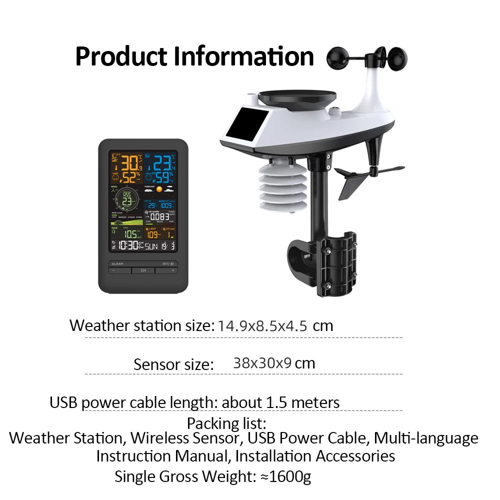 Smart WiFi Weather Station with Air Quality Monitor