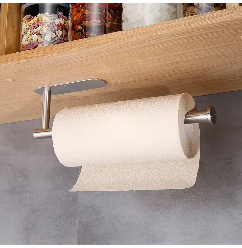 Kitchen Paper Towel Holder Adhesive Tissue Hanger