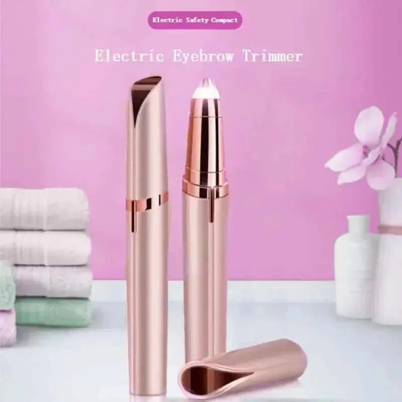 Lipstick-Shaped Electric Eyebrow Trimmer