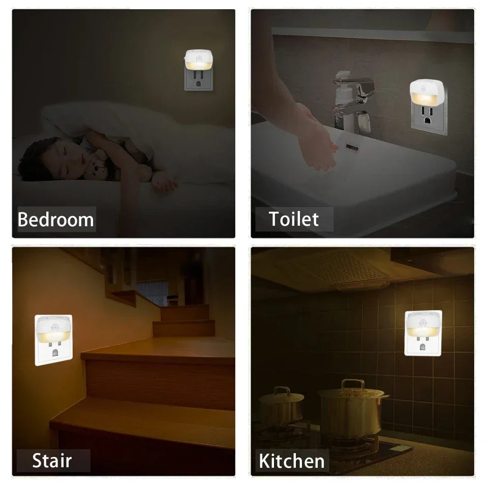 Plug-In LED Motion Sensor Night Light EU
