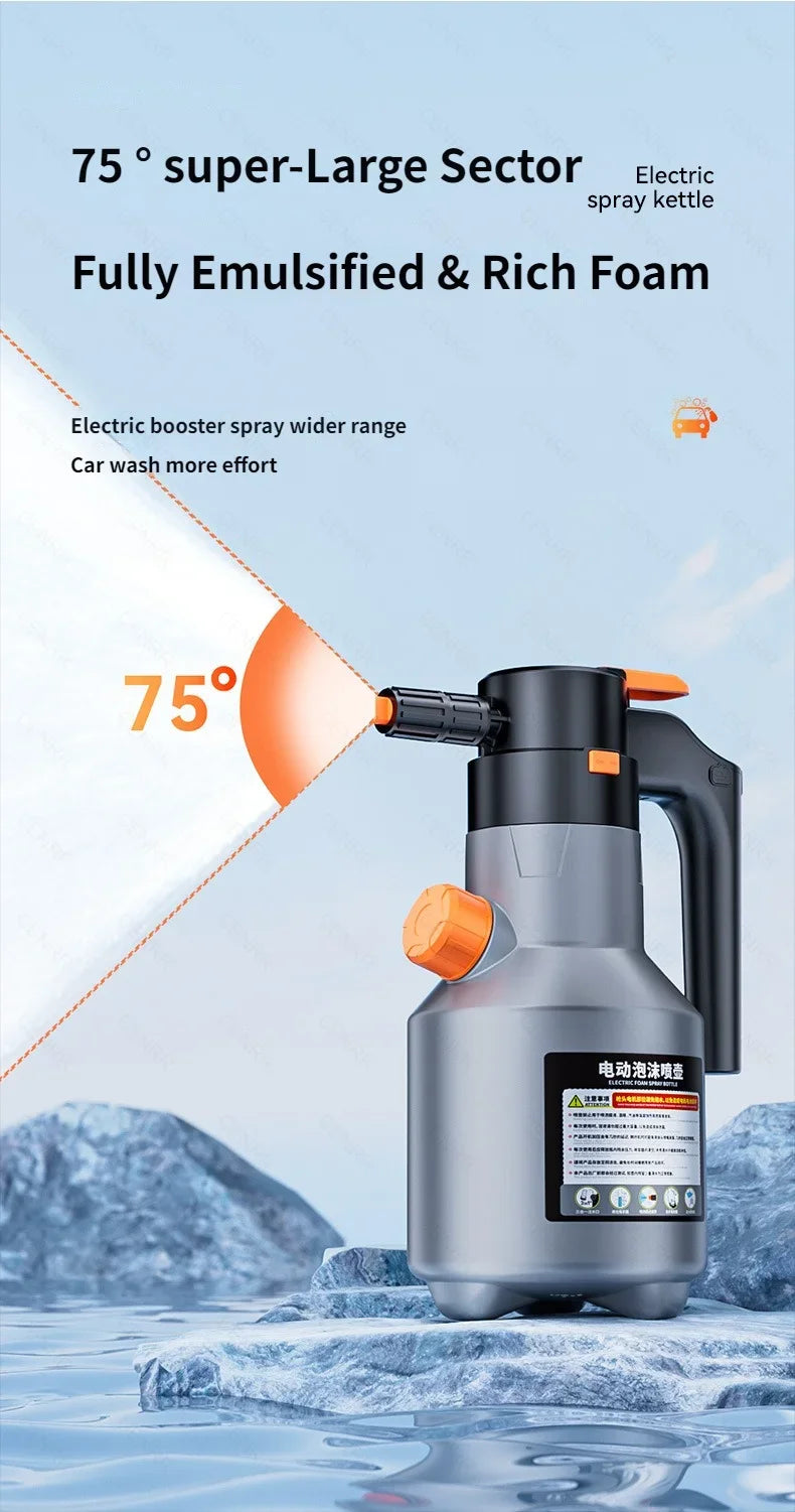 CENRR Electric Foam Sprayer – Power Foam at the Push of a Button!