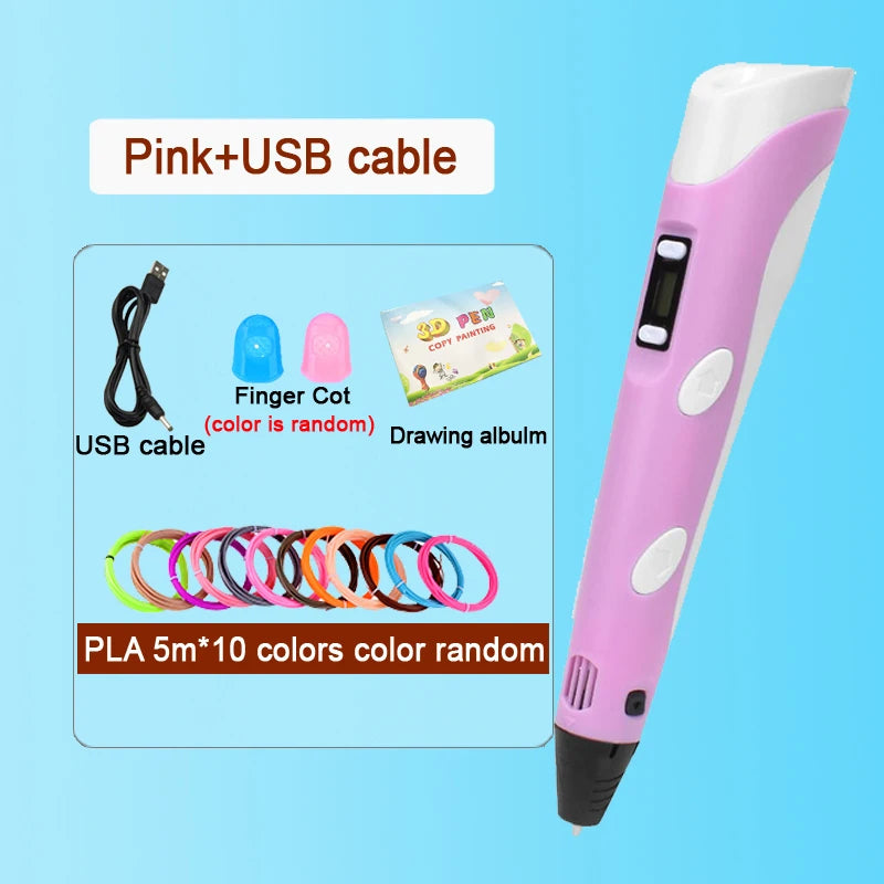3D Printing Pen – LCD Creative Toy for Kids