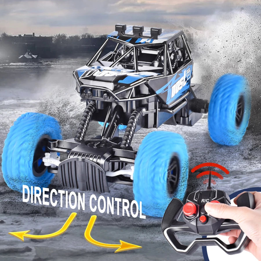 Off-Road RC Car with Flashing Lights – Christmas Gift