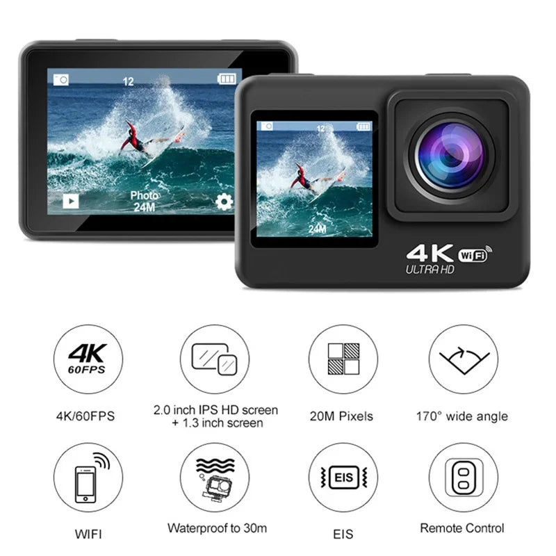 Shoot smooth 4K footage with this action camera!