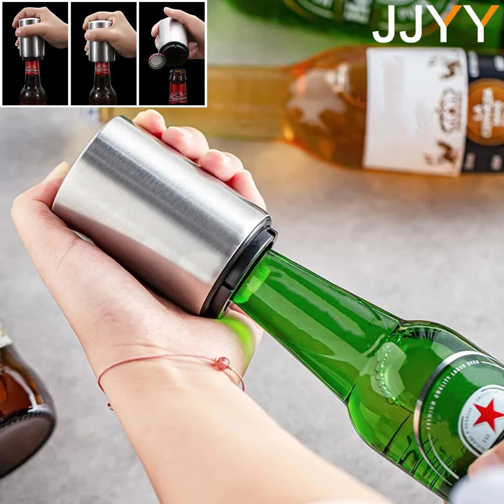 JJYY Black Poker Card Bottle Opener – Stylish & Functional Bar Tool