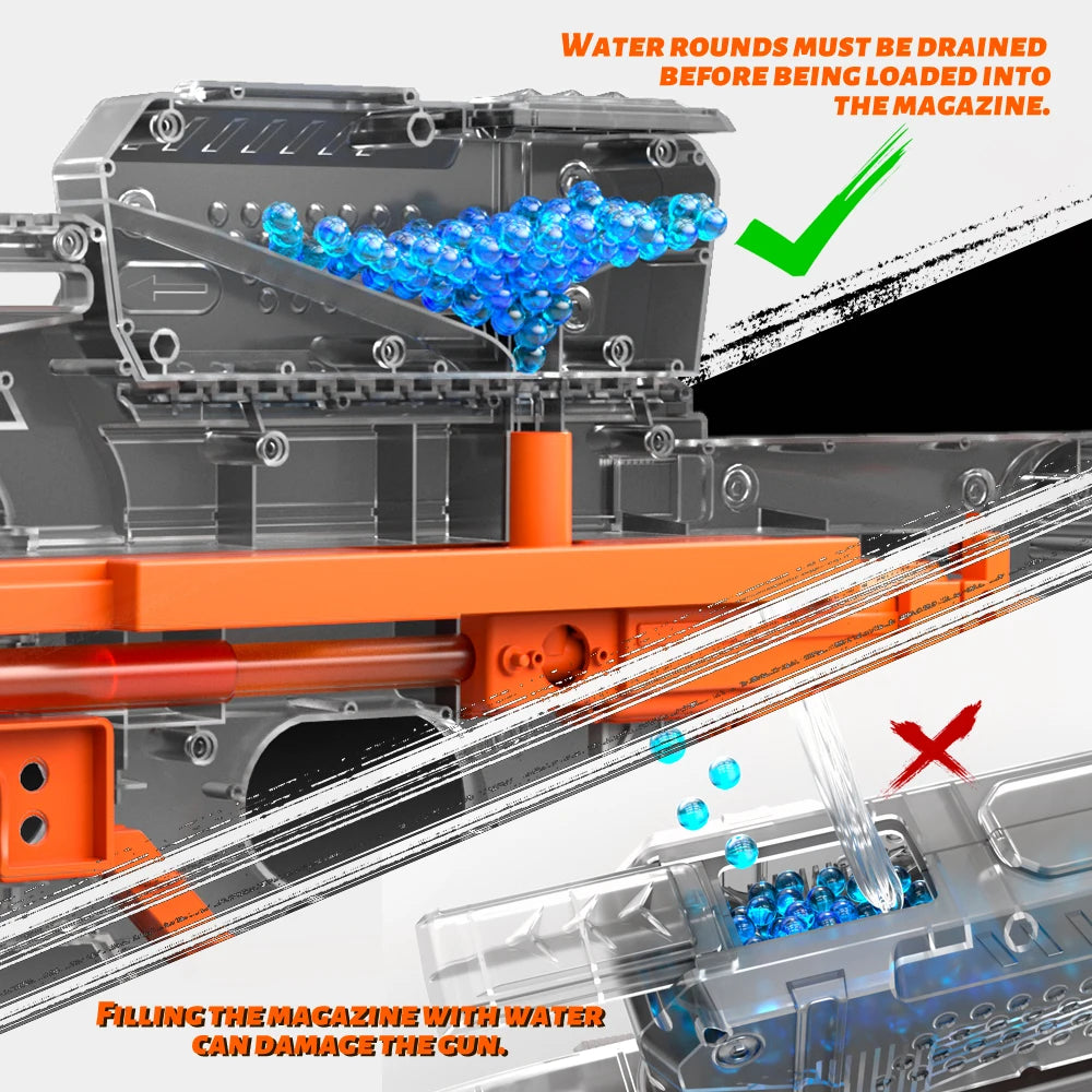 Electric Transparent Gel Ball Gun – Full Auto