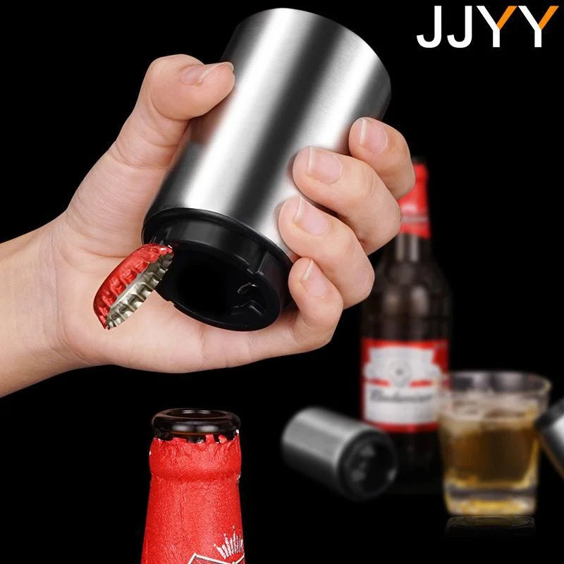 JJYY Black Poker Card Bottle Opener – Stylish & Functional Bar Tool