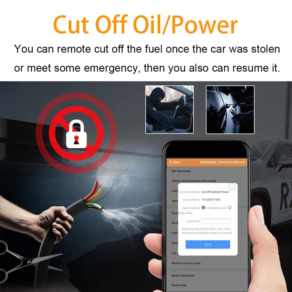 Secure your vehicle with CY06-4G 4G GPS Tracker!