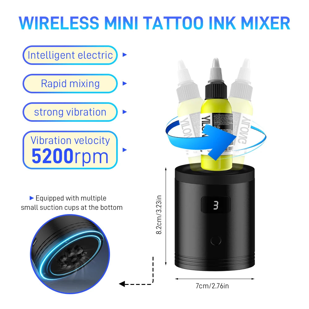 Mini Vortex Mixer Shaker for Tattoo Ink & Nails