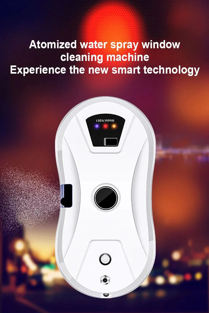 Smart Window Cleaning Robot with Auto Spray