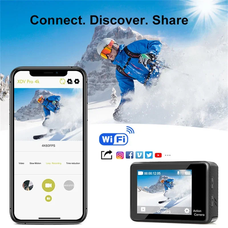 Shoot smooth 4K footage with this action camera!