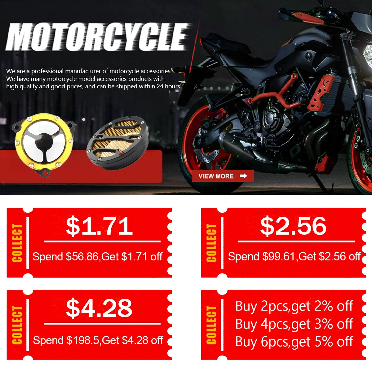 Side Winglet Spoilers for CFMOTO 250SR 300SR