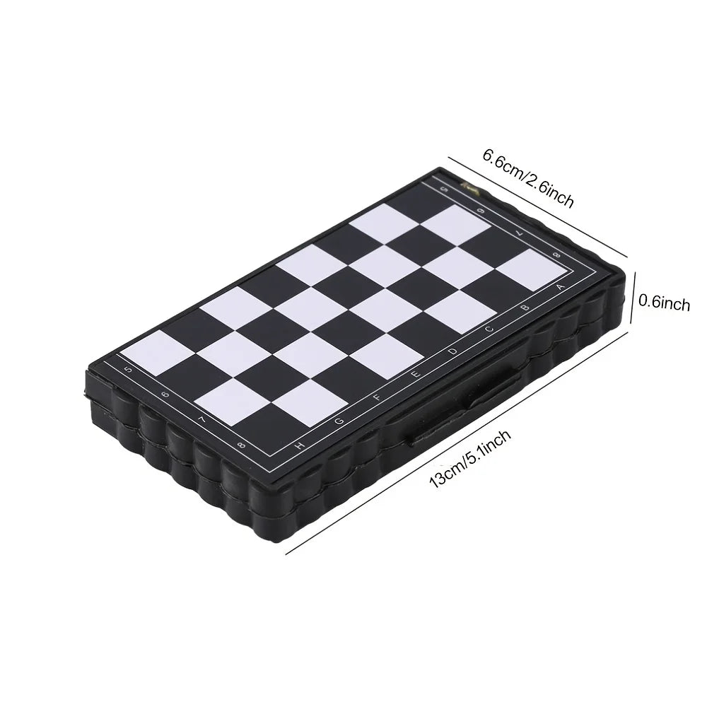 Mini Magnetic Folding Chess Set Portable