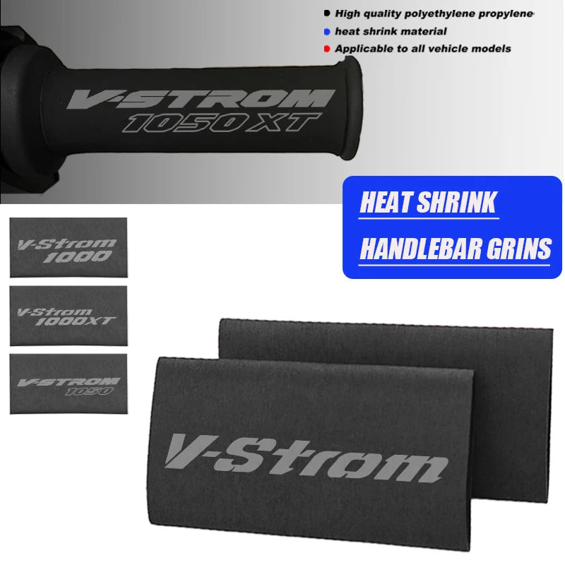 Heat Shrink Handlebar Grips for Suzuki V-Strom 650/1000/1050