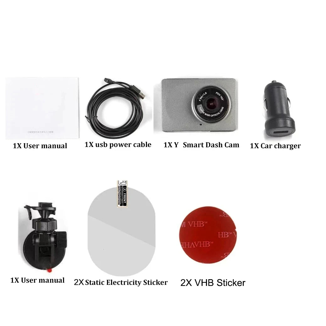 YI Smart Dash Cam – Full HD 1080P with ADAS Safety
