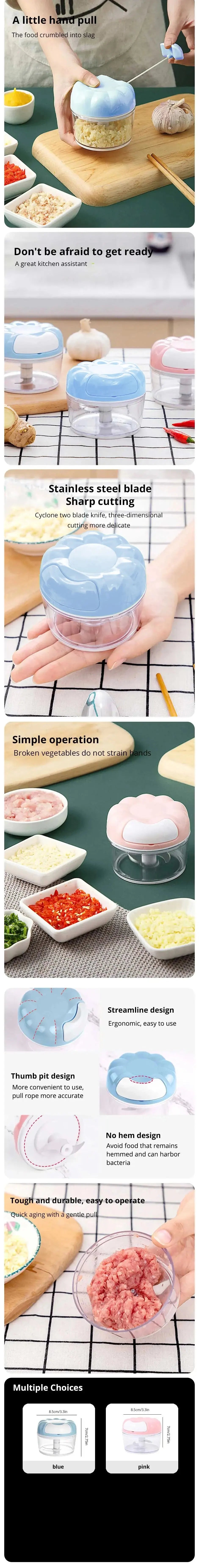 Manual Garlic Masher – Quick Flavor at Your Fingertips!