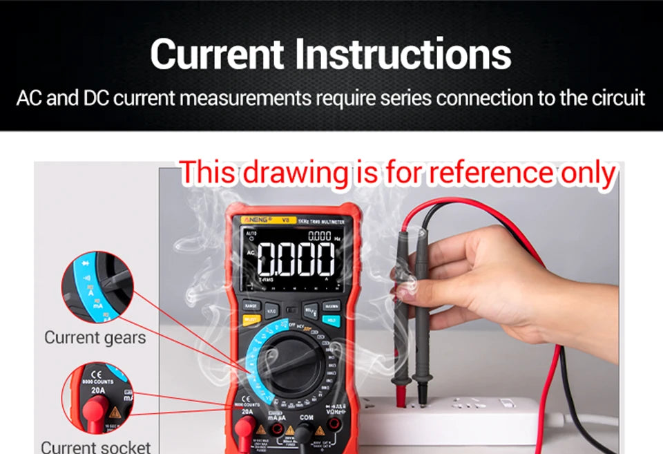 ANENG 681 Rechargeable Digital Multimeter Tester