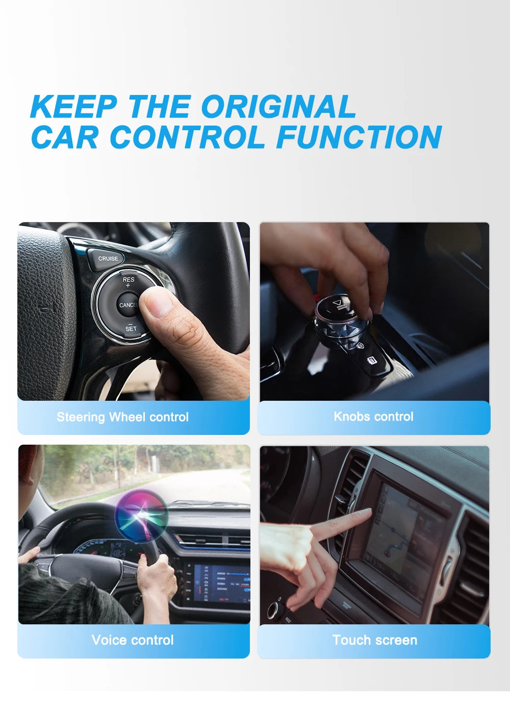 NEW 2in1 Mini  Wireless Carplay Adapter And Android Auto