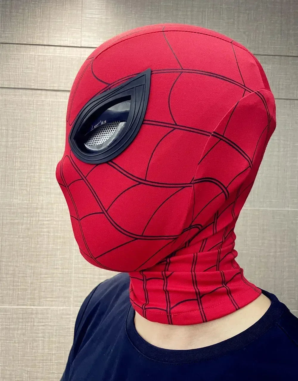 Spiderman Moving Eyes Mask – Remote Control Cosplay Toy