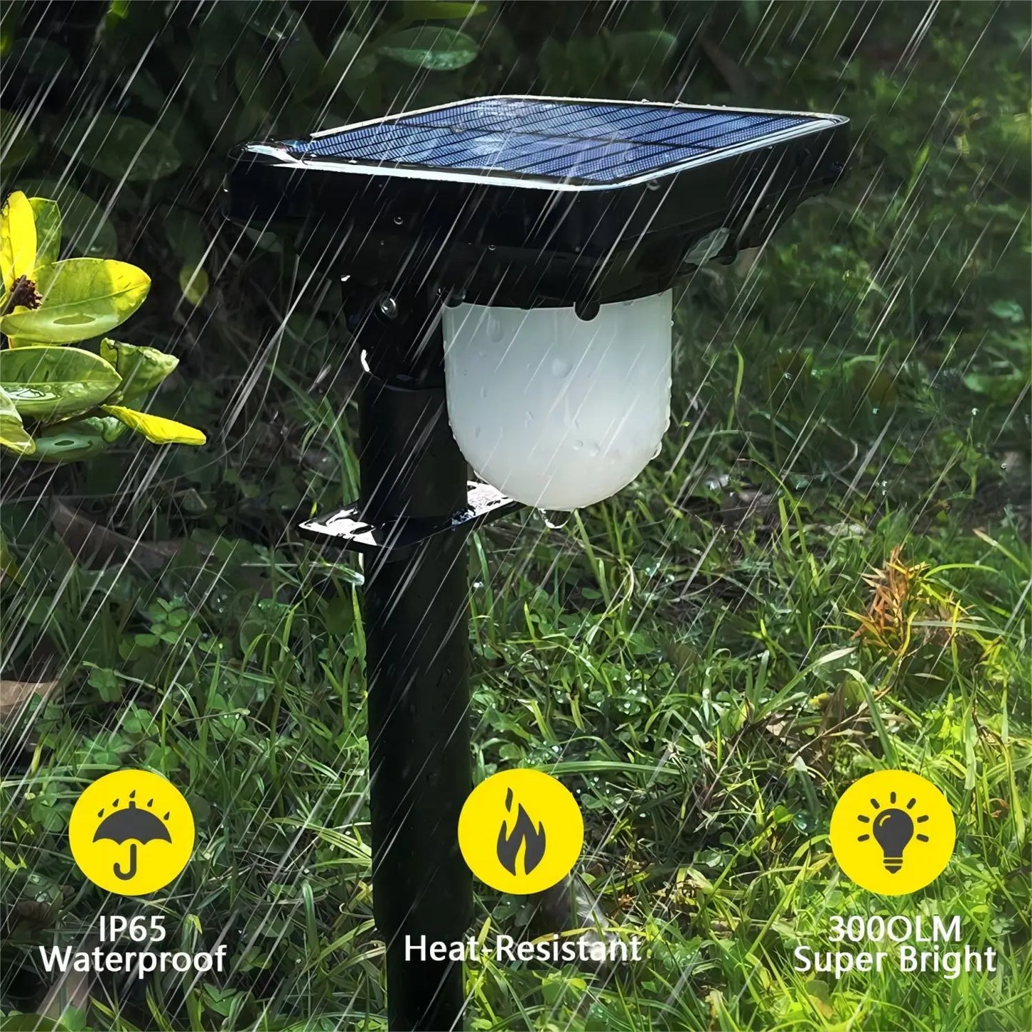 Solar Motion Sensor Wall Light – Waterproof Garden Path Lamp