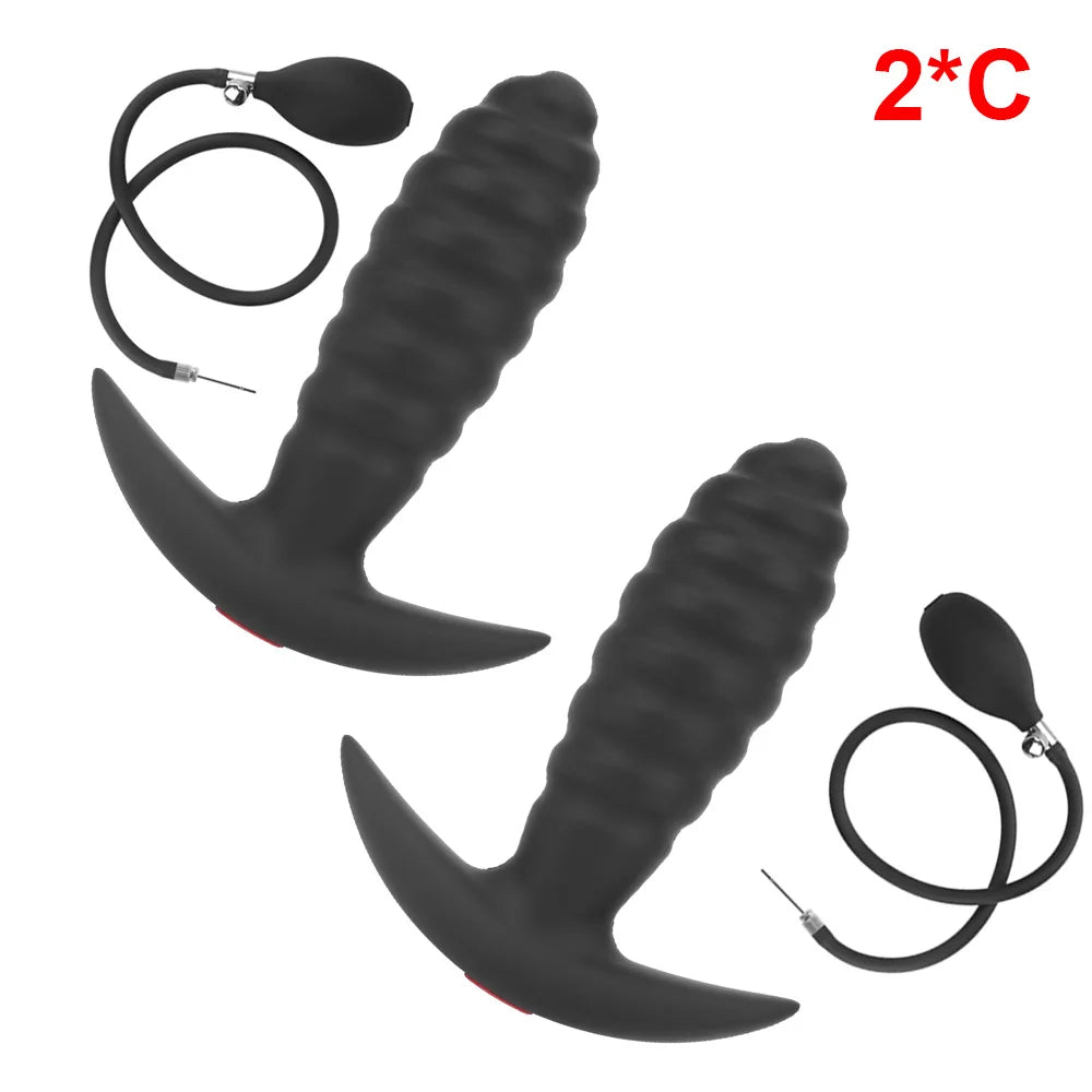 Inflatable Anal Plug & Vaginal Expander for Couples