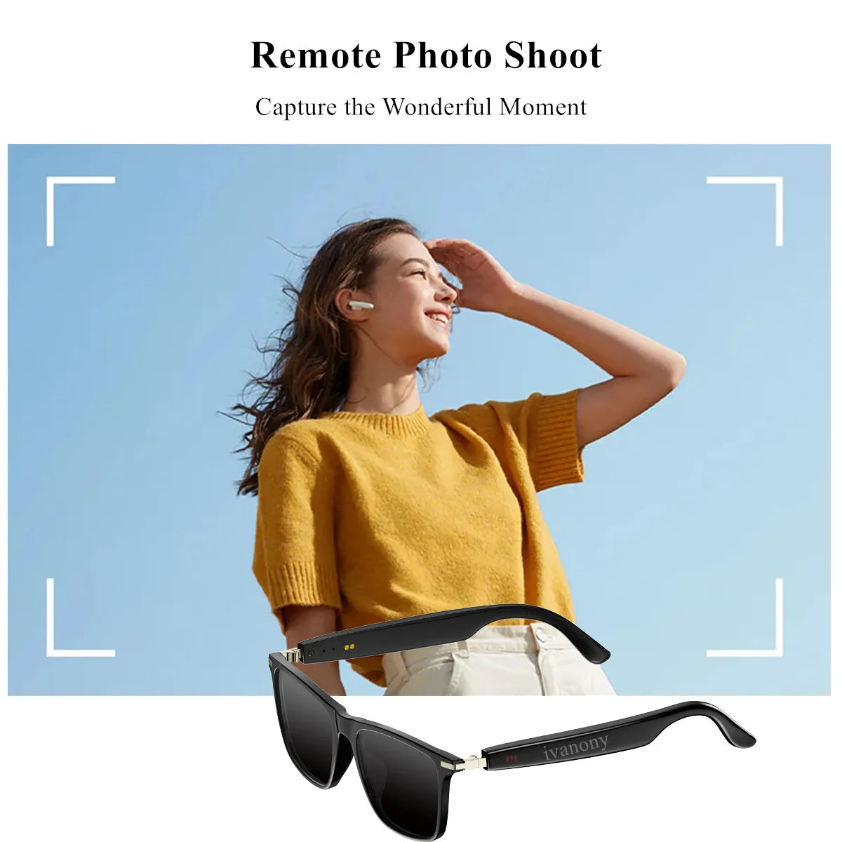 Waterproof Smart Glasses with Calling & Music