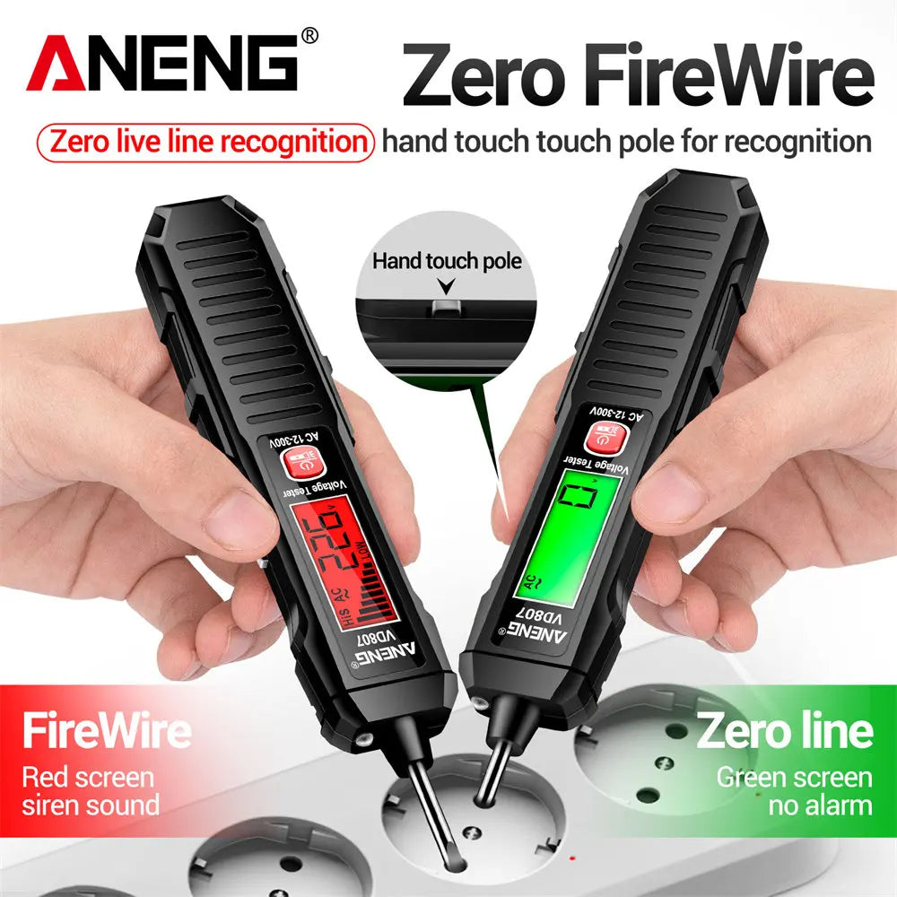 Induction Portable 50/60Hz Smart Electric Pen Tester NCV Sensor AC 12-300V