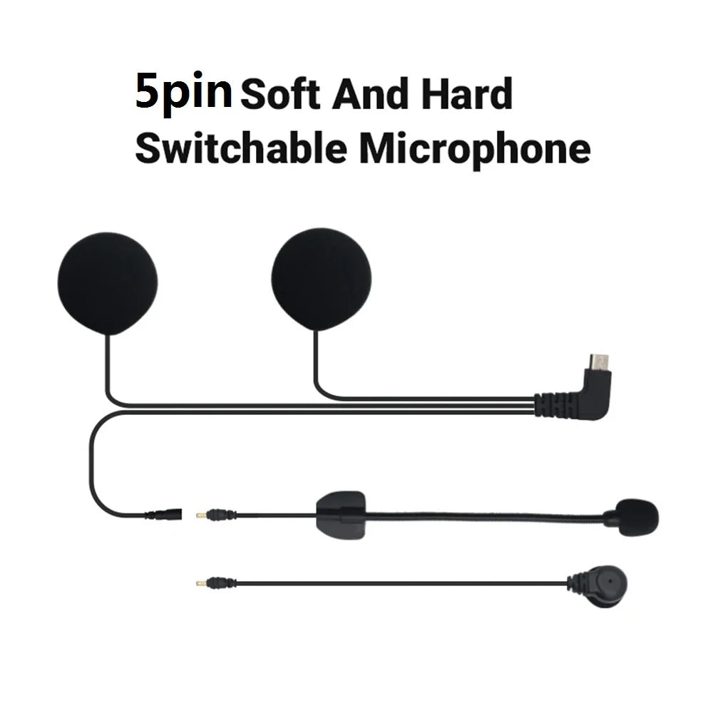 Freedconn Hard Earphone Kit for Helmet Intercoms