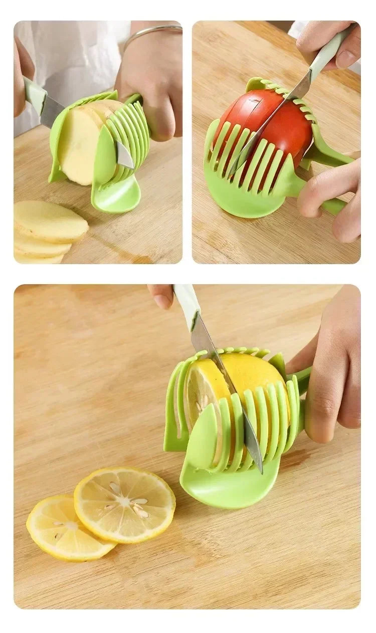 Stainless Steel Fruit & Veggie Slicing Clip
