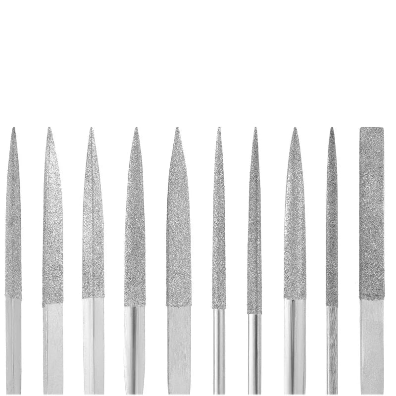 10Pcs Diamond Needle File Set – Precision for Every Detail!
