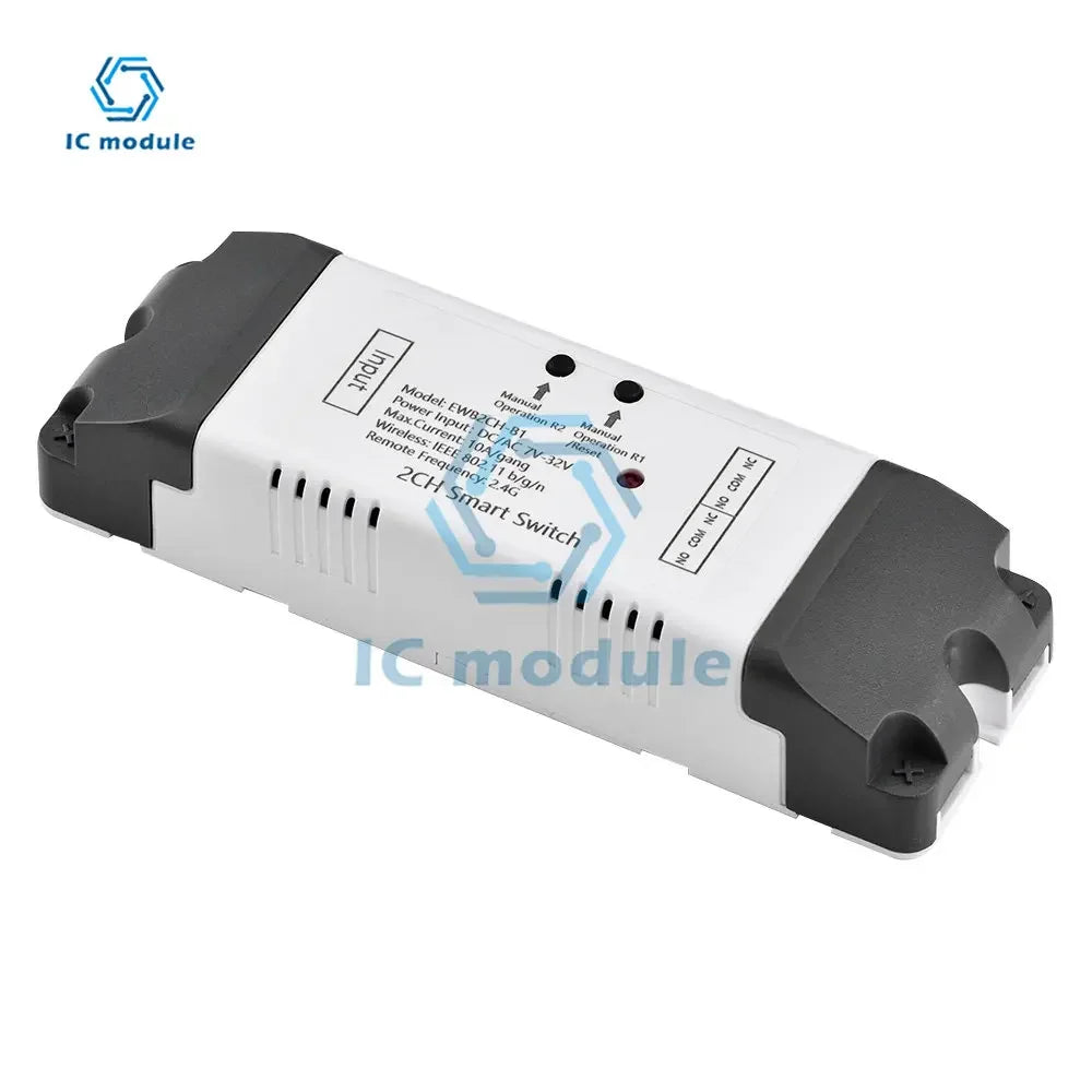 Smart WiFi Dual-Channel Switch with eWeLink App