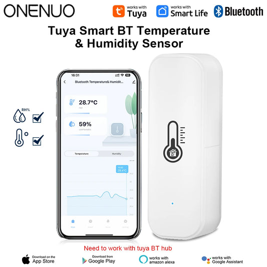 Tuya Bluetooth Temperature & Humidity Sensor - Clickilix