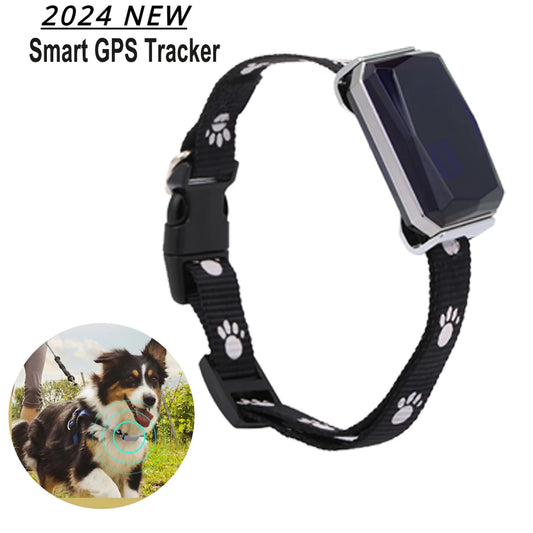 2024 Smart GPS Pet Tracker Collar IP67