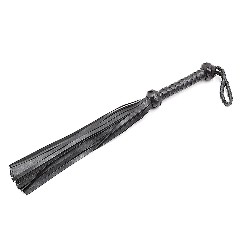 Faux Leather Horse Riding Whip for Training & Play