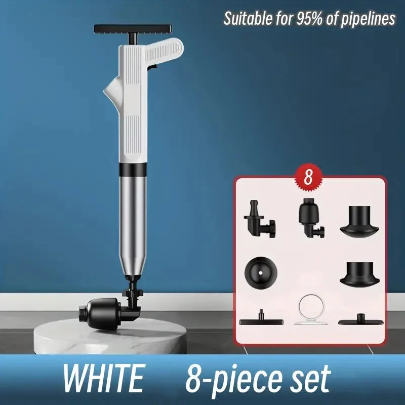 Pipeline Drain Cleaning Tool Set – Toilet & Sink Plunger Kit