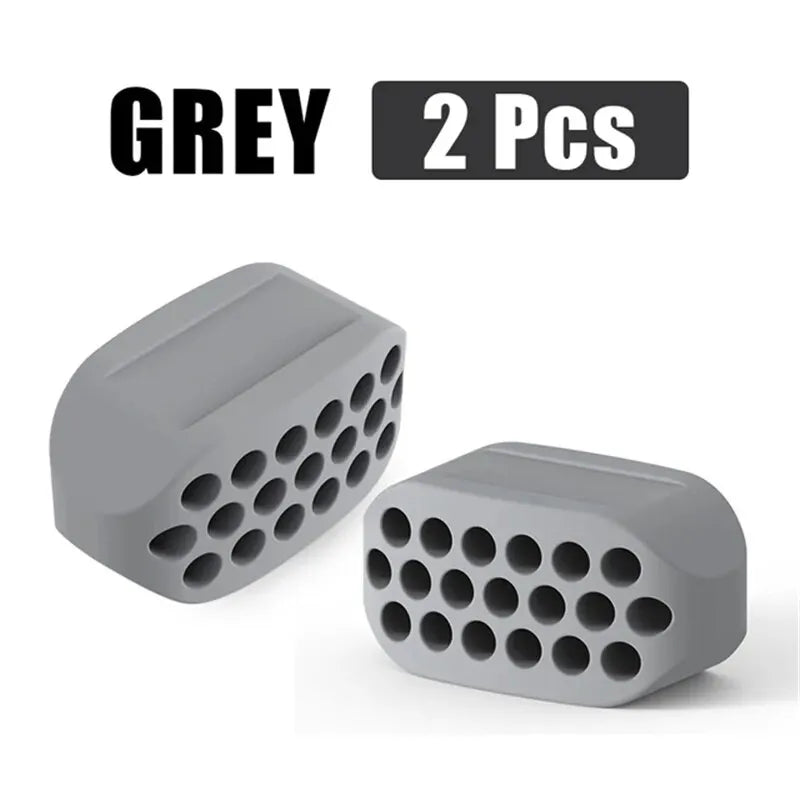 2PCS Silicone Jaw Exerciser Facial Toning Tool
