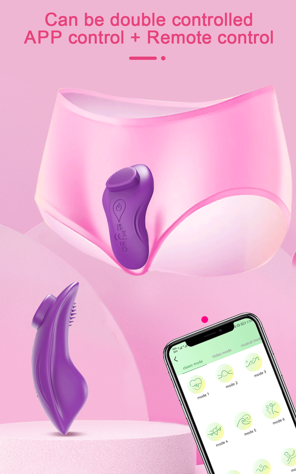 Bluetooth Wearable Vibrator for Women